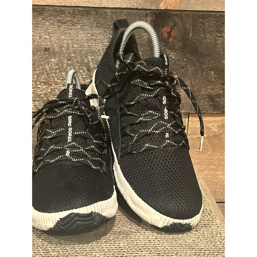 Sorel Womens Out N About Plus‎ Black Hiking Sneaker Size 7.5